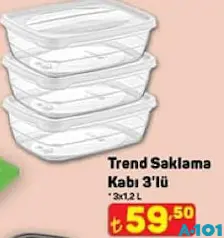 TREND SAKLAMA KABI 3'LÜ TREND SAKLAMA KABI 3'LÜ